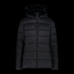 CMP women's winter jacket with hood, sports, insulated, black (34K0036F/U901) CMP