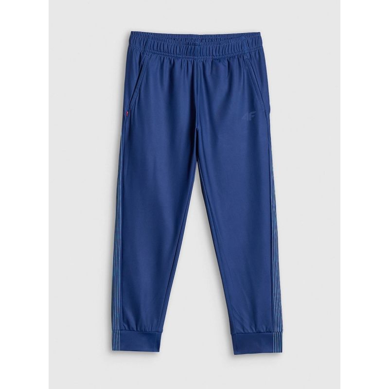 Boys' sports pants 4F 4FJRSS26TFTRM1536-90A