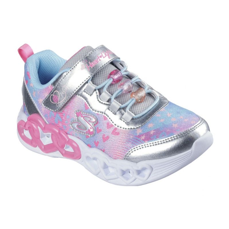 Skechers S-Lights Infinite Heart Lights-Heart Jewels 303261L-SMLT Silver/Multi To be categorized Your Sports Performance