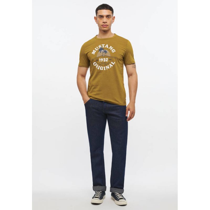 Mustang T-shirt Alex C Print M 1012520 6370 Clothing/Lifestyle/T-shirts/Mustang Your Sports Performance