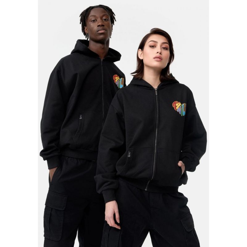 Karl Kani Woven Signature Kani Life OS Full Zip Hoodie 6021416 Clothing/Lifestyle/Karl Kani Your Sports Performance