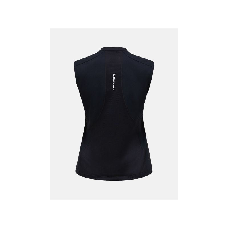 PEAK PERFORMANCE Women's T-shirt W Mountainbreath Sleveless Polo color black