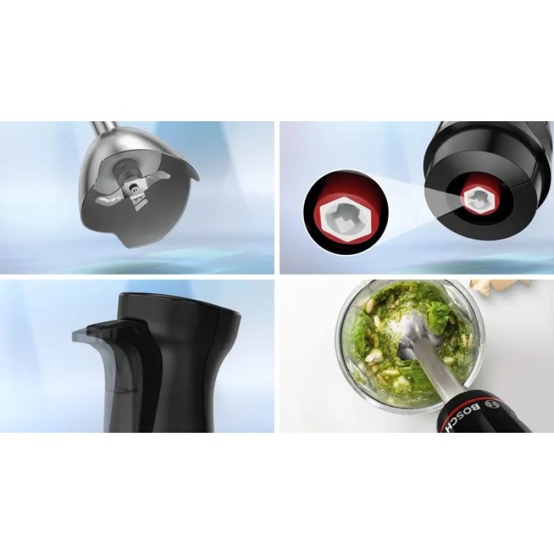 Bosch MSM4B6V2 Serie 4 ErgoMaster Hand Blender (1000W; Black) AGD - Produkty/Miksery / Blendery Your Sports Performance