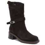 Chocolate Big Star Women's Leather Ankle Boots UU274609