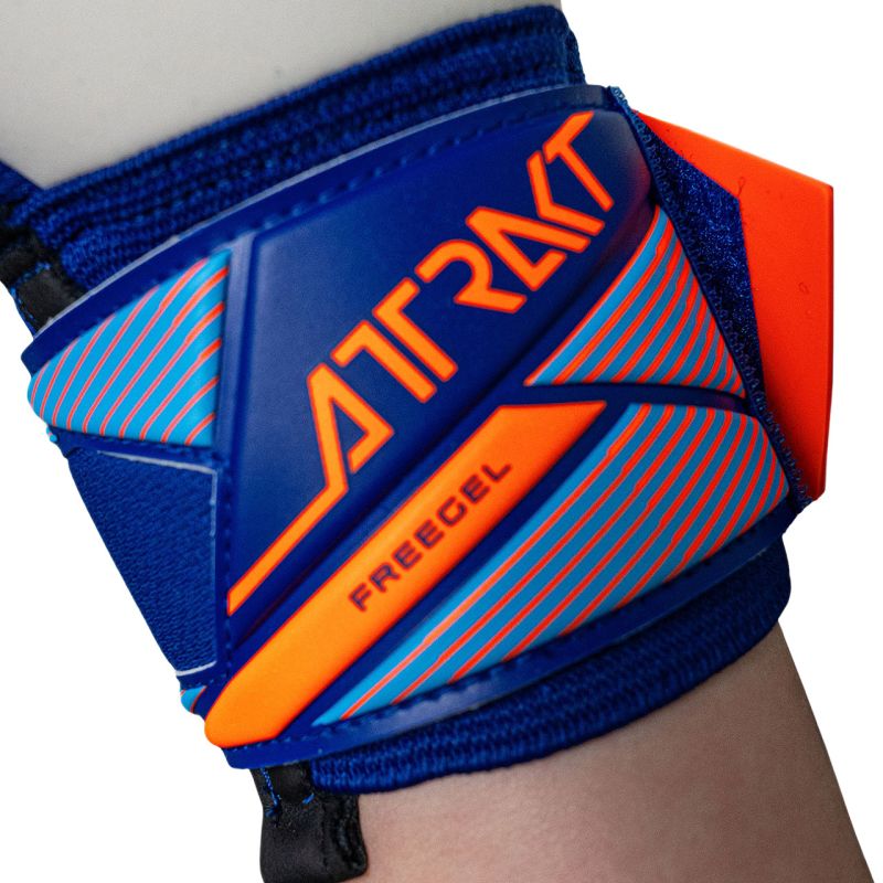 Reusch Attrakt Freegel Advance Goalkeeper Gloves Blue-Orange 5670235 4129
