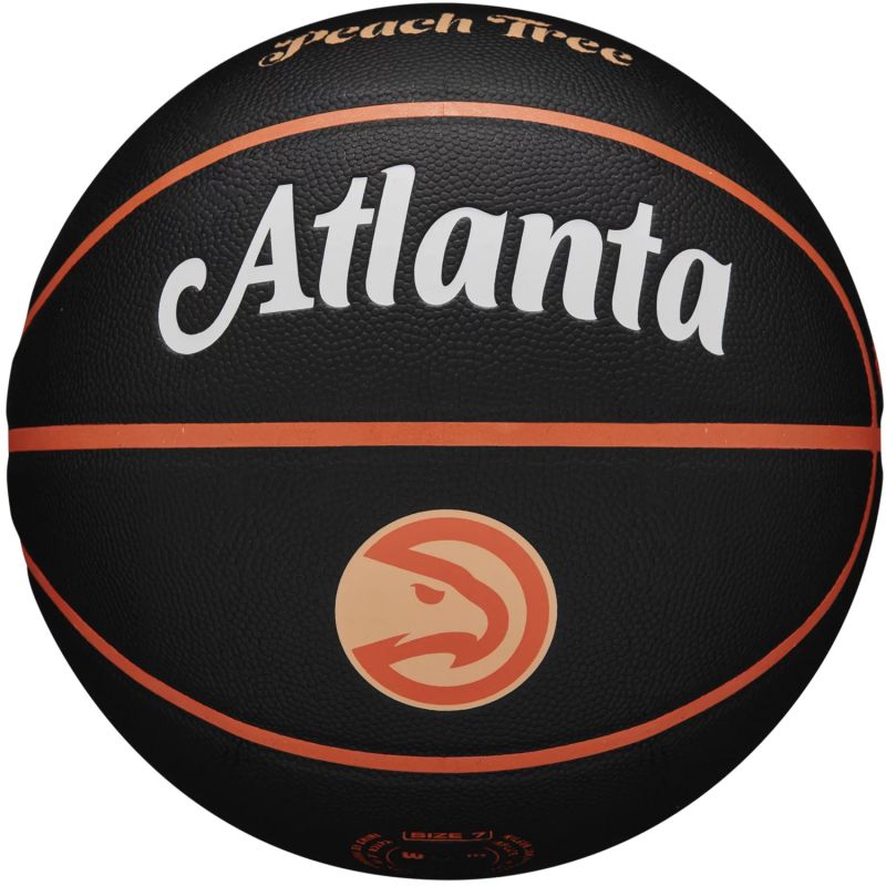 Wilson NBA Team City Collector Atlanta Hawks Ball WZ4016401ID basketball Accessories/Balls/Basketball Your Sports Performance