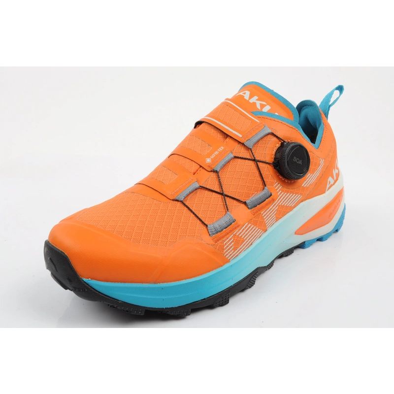 Aku men's trial trekking shoes Furiosa BOA Gore-tex Vibram fashionable orange