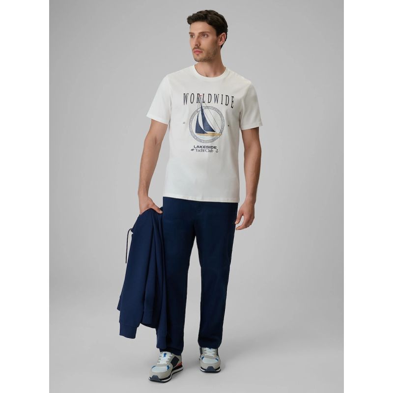 Men's regular printed T-shirt 4F 4FRSS26TTSHM3993-11S 4f
