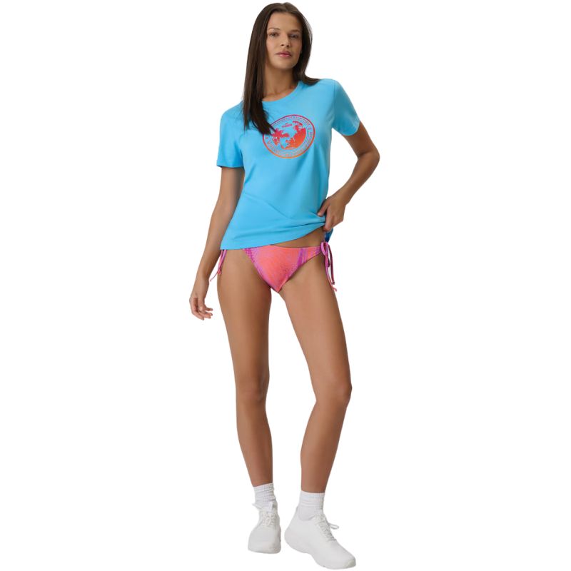 Women's T-shirt 4F F2718 blue 4FWSS26TTSHF2718 33S