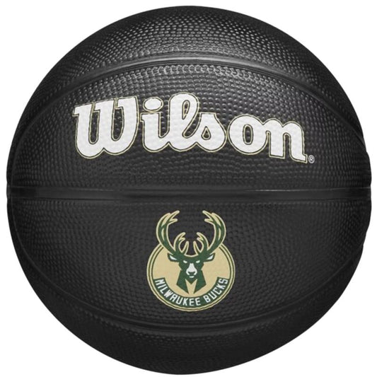 Wilson Team Tribute Milwaukee Bucks Mini Ball WZ4017606XB basketball Accessories/Balls/Basketball Your Sports Performance