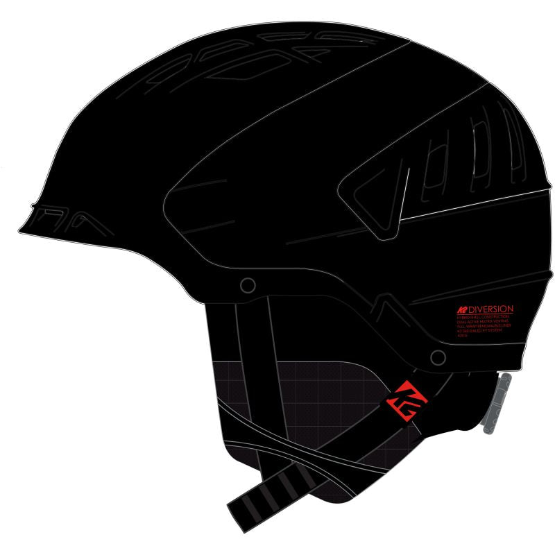 Men's K2 DIVERSION helmet black