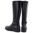 Sergio Leone KZ-32-S black leather women's boots