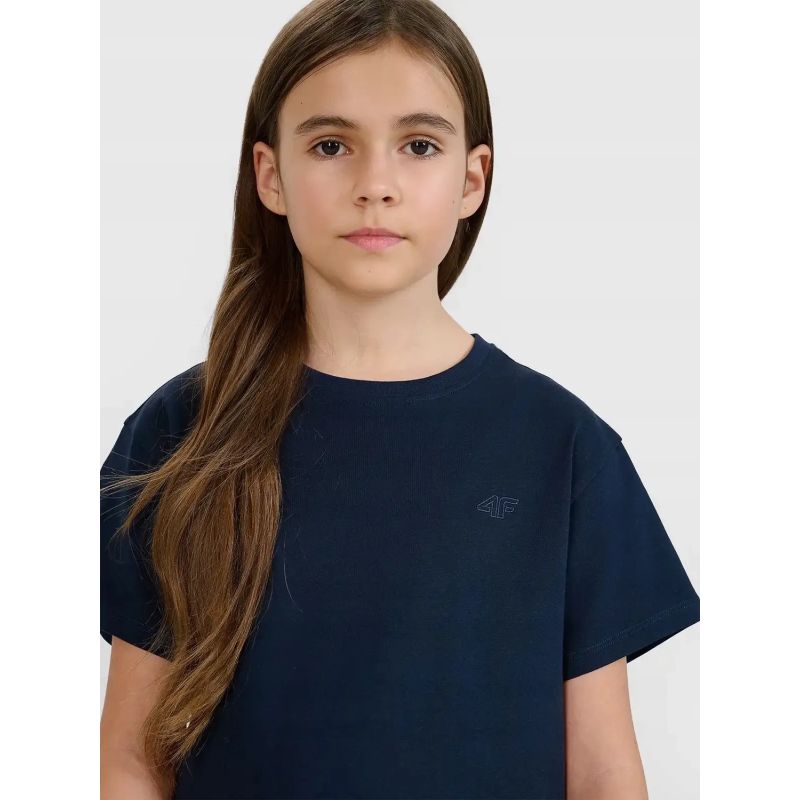 Girls' plain T-shirt 4F 4FJWMM00TTSHF2332-31S *Kategoria tymczasowa Your Sports Performance