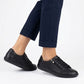 Women's leather barefoot shoes, openwork, black, Gino Fabiani OL38-6 Gino Fabiani