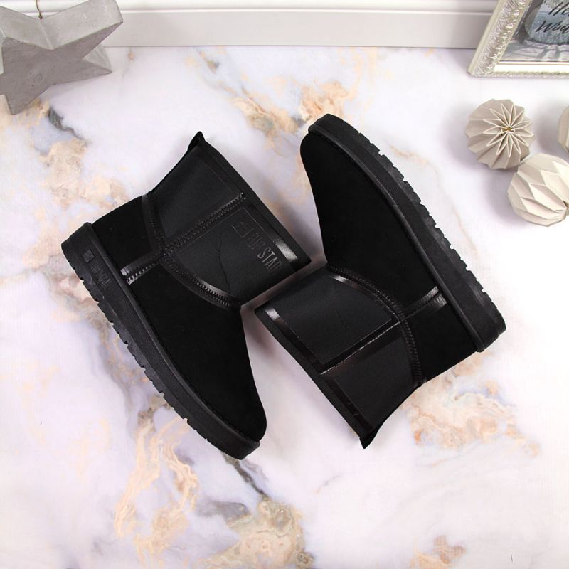 Black snow boots on the Big Star W INT1751B platform Footwear/Lifestyle Your Sports Performance