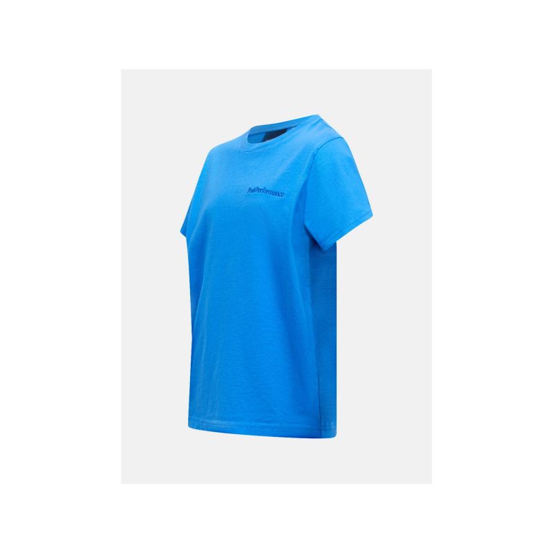 PEAK PERFORMANCE Jr Original Small Logo Tee blue
