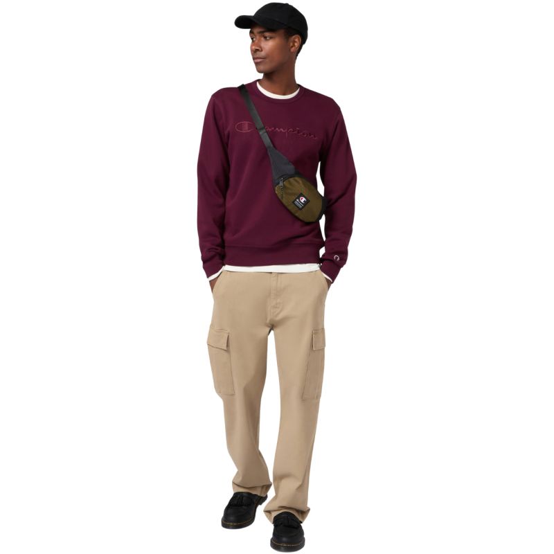 Champion Crewneck Sweatshirt Burgundy 220272 RS522 Clothing Your Sports Performance