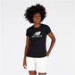New Balance Essentials Stacked Logo CO BK T-shirt W WT31546BK Clothing/Lifestyle/T-shirts/New Balance New Balance
