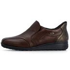 Rieker 47259-27 comfortable brown women's leather shoes