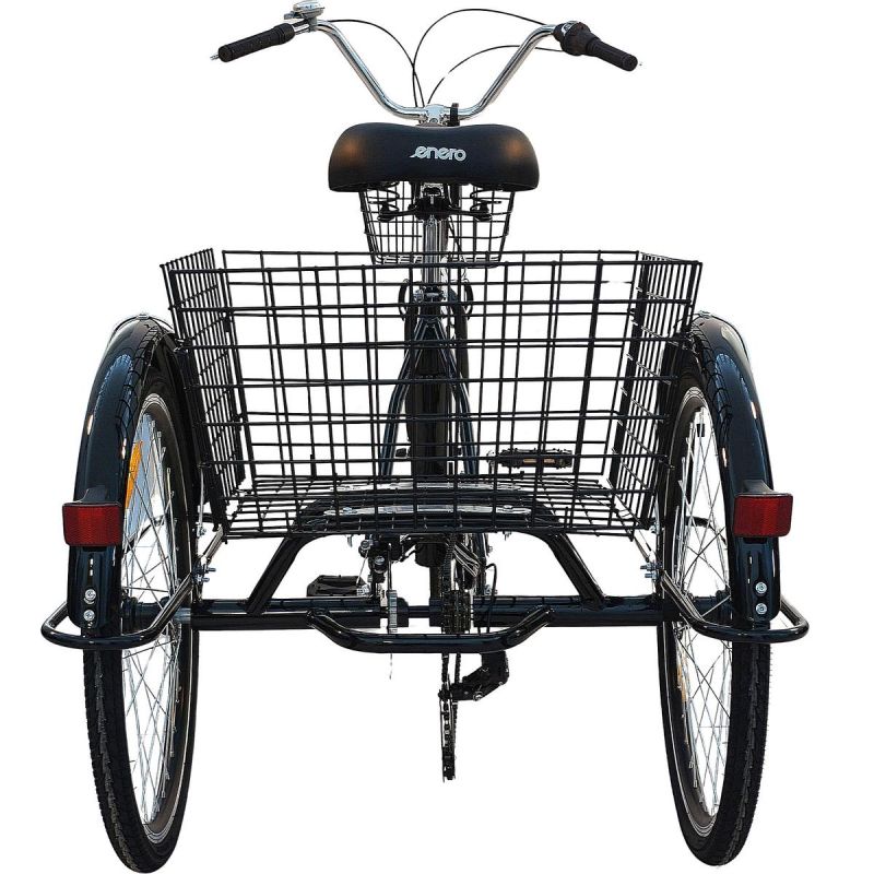 3-WHEEL BIKE 24 BLACK SHIMANO 7-SPEED LOWER FRAME 1060972 Sport/Rowery/Miejskie Ctb Your Sports Performance