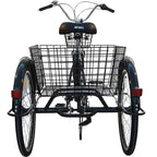 3-WHEEL BIKE 24 BLACK SHIMANO 7-SPEED LOWER FRAME 1060972 Sport/Rowery/Miejskie Ctb Your Sports Performance