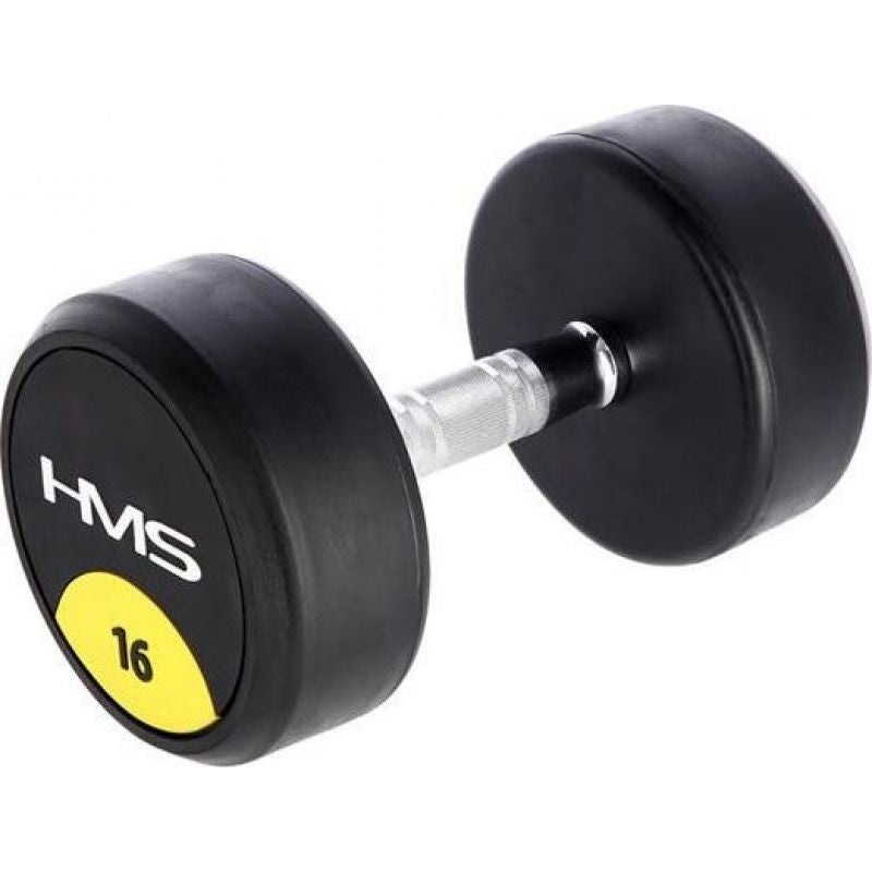Rubber-coated dumbbell 16kg HMS HG PRO 16 In preparation Your Sports Performance