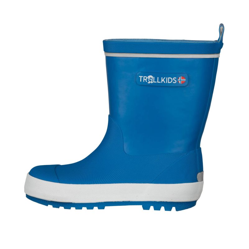 Trollkids Kids Lysefjord Rubber Boots glow blue for boys/girls (471-168) Trollkids