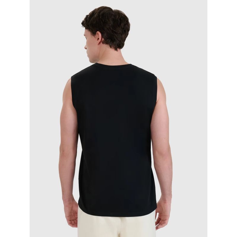 Men's tank top regular plain 4F 4FWMM00TSLEM125-20S *Kategoria tymczasowa Your Sports Performance