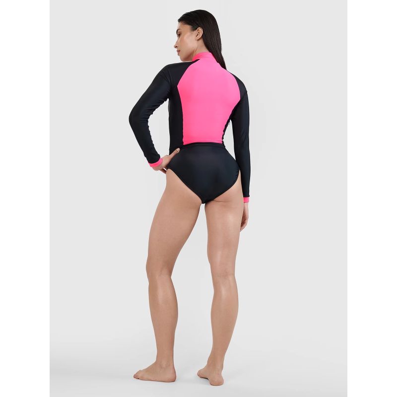 Women's long sleeve swimsuit 4F 4FWSS25USWSF085-55N *Kategoria tymczasowa Your Sports Performance