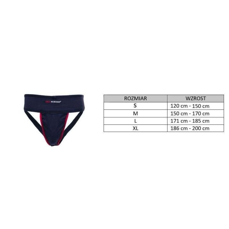 Men's Suspensor Groin Protector - Black -M DBX Bushido
