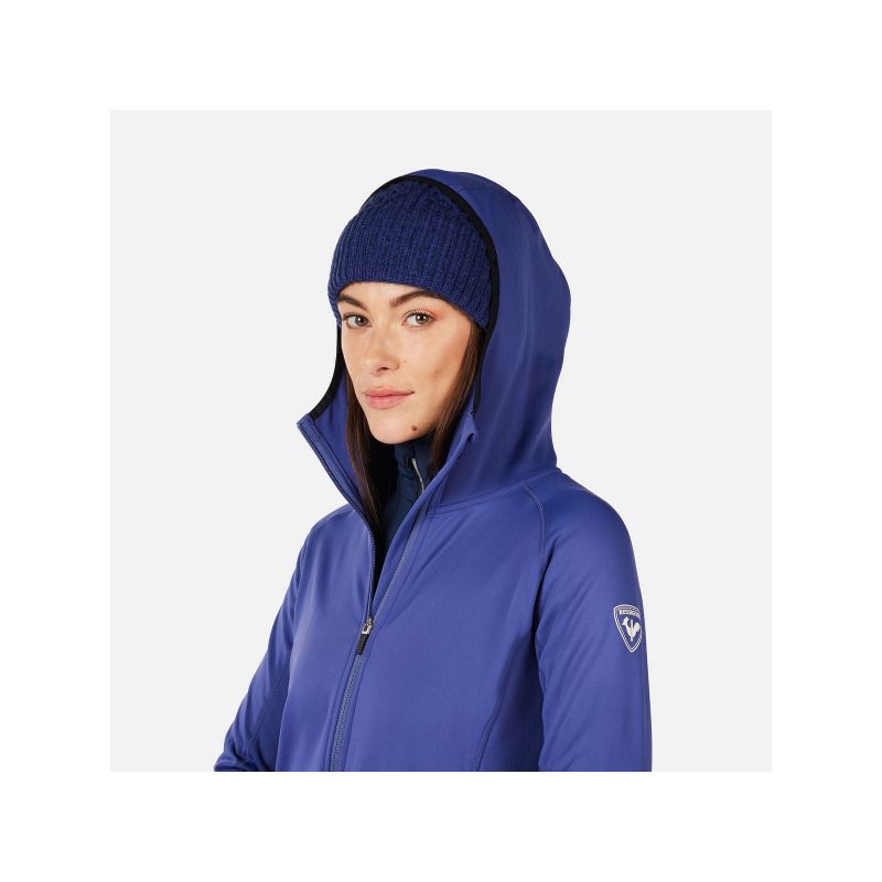 ROSSIGNOL Women's Sweatshirt W Mid Layer Thin Fz Blue