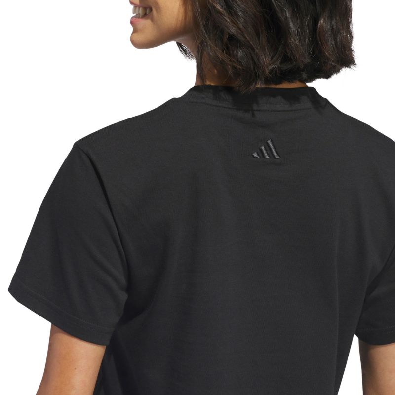 adidas Bow on Linear Logo Graphic Women's T-Shirt Black KB2400