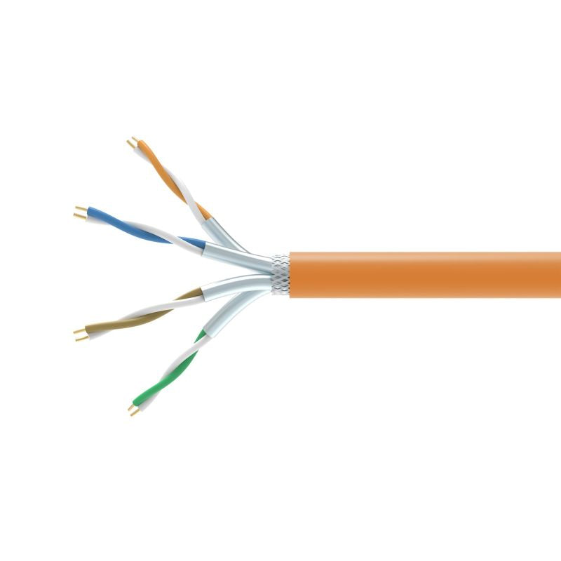 Cable Installation Equipment Cat7 Simplx S/FTP DCA 305.00m Orange LSZH Kable, gniazda i wtyki/Kable sieciowe Your Sports Performance