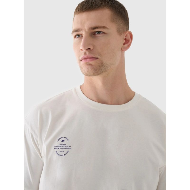 Smooth unisex oversize T-shirt 4F 4FRAW24TTSHU2672-12S 4f