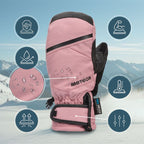 Meteor Hazy Winter Gloves XS Pink/Black Clothing Your Sports Performance