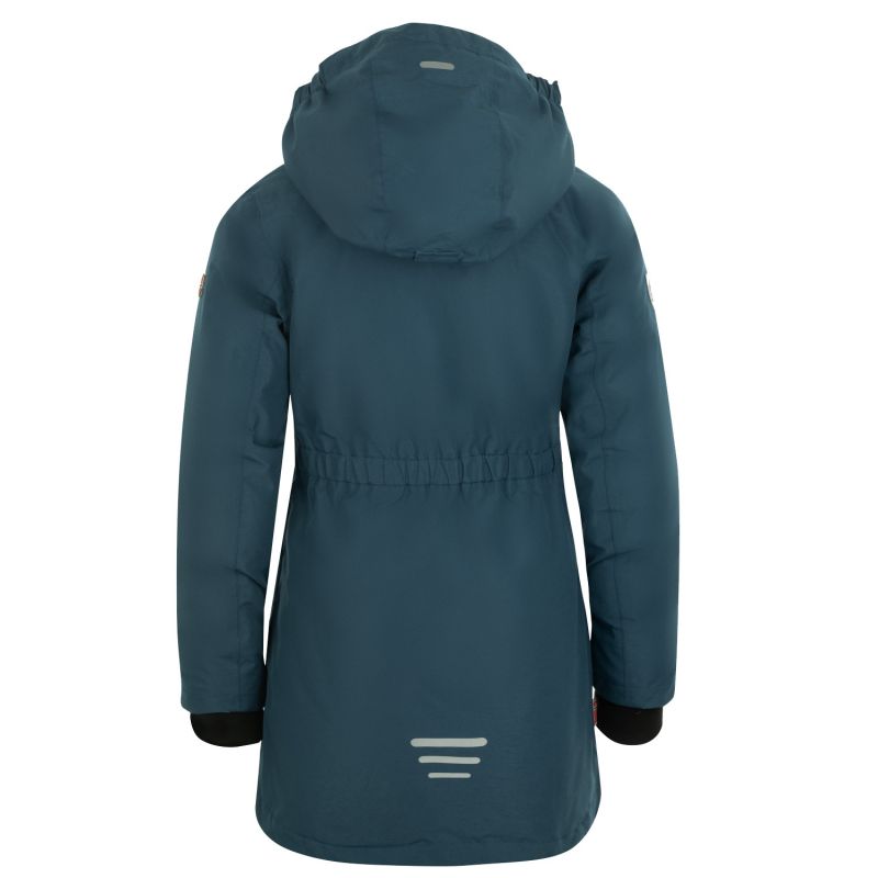 Trollkids Girls Alesund Coat Children's Waterproof Hooded Down Jacket Winter Navy Blue (301-142) Trollkids