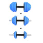 HMS SGG30 BAR 2-in-1 weight set (barbell and dumbbells) 30 kg In preparation Your Sports Performance