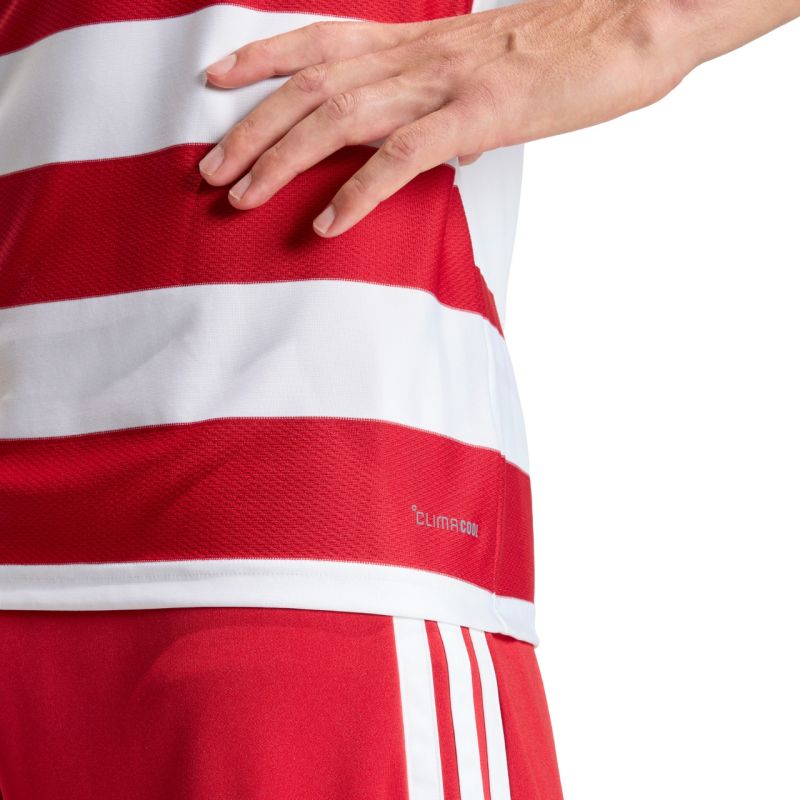 adidas Men's Hooped 26 Jersey White-Red KF3388