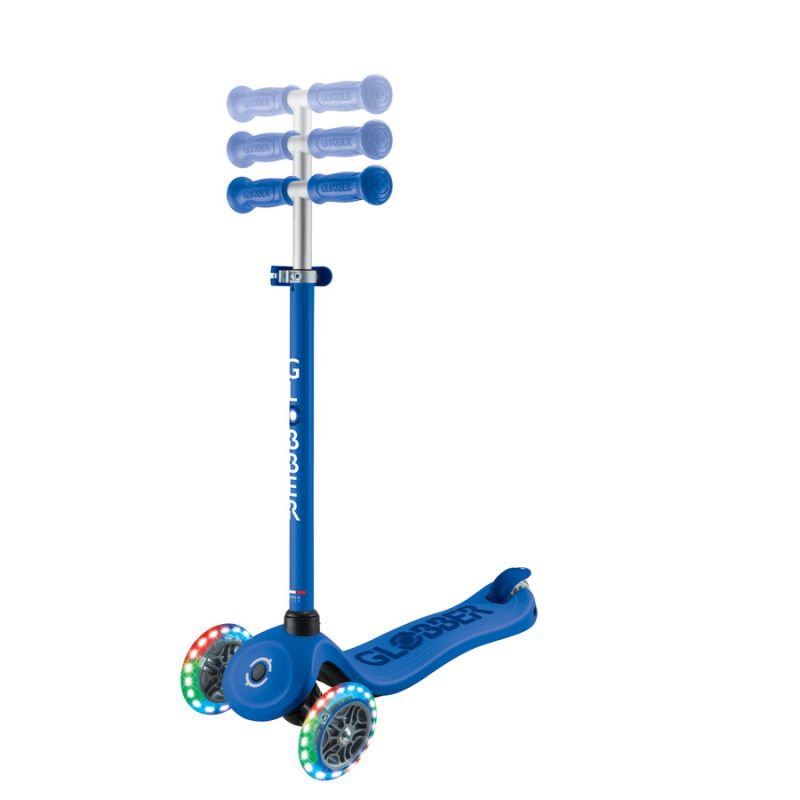 Scooter with seat GO•UP SPORTY LIGHTS (452-600-4 S) Accessories/Skating/Hulajnogi/Traditional/For kids/Globber Your Sports Performance