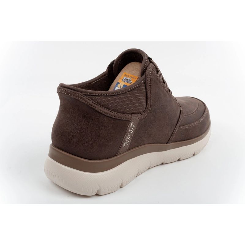 Skechers Men’s Summits Siegul Slip-ins Insulated Brown Shoes