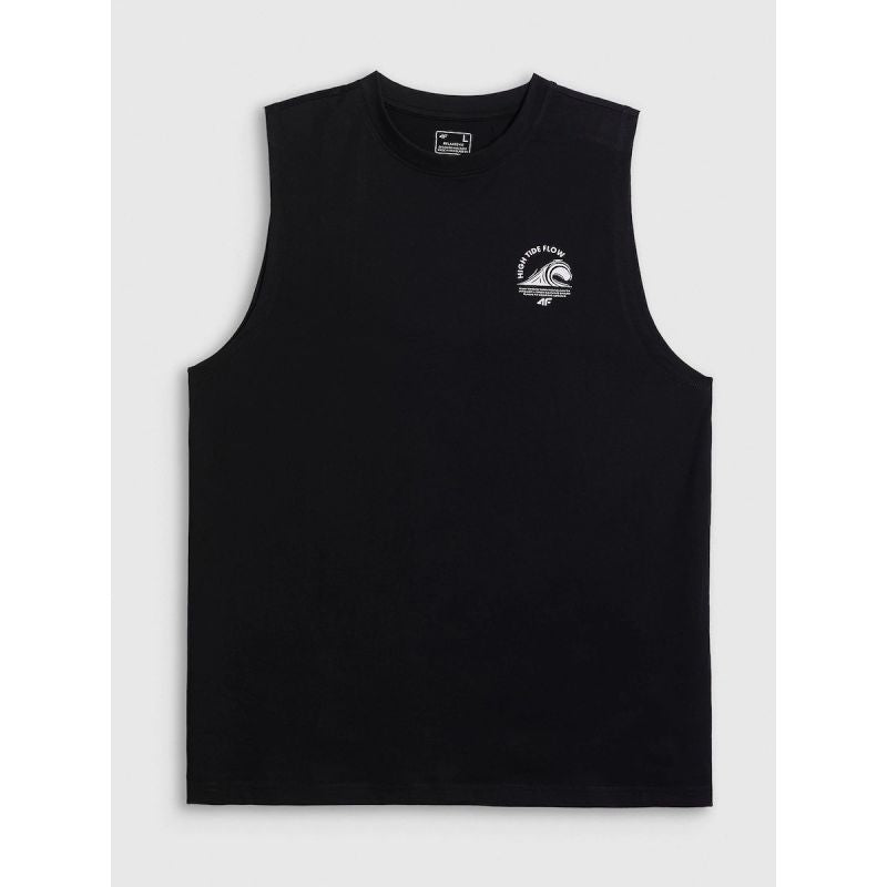 Men's relaxed sleeveless T-shirt with print 4F 4FRSS26TSLEM365-20S 4f