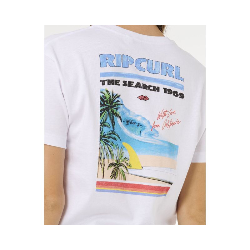 RIP CURL Hayley O Crop Tee Women's White