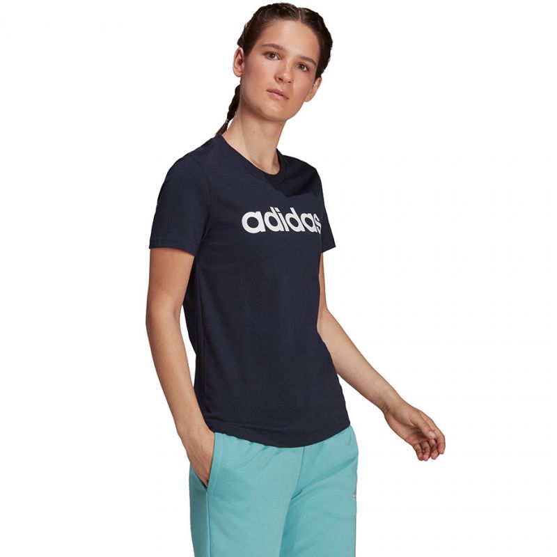 Tee adidas Essentials Slim Logo W H07833 Clothing/Training Adidas