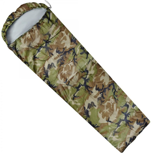 CAMO TOURIST SLEEPING BAG 210x80x50CM WITH ENERO CAMP COMPRESSION Turystyka/Śpiwory/Mummie Your Sports Performance