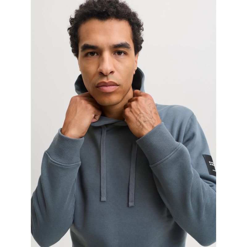 Jack&Jones men's hoodie JJCLEVELAND SWEAT HOOD SN 12298441 TURBULENCE
