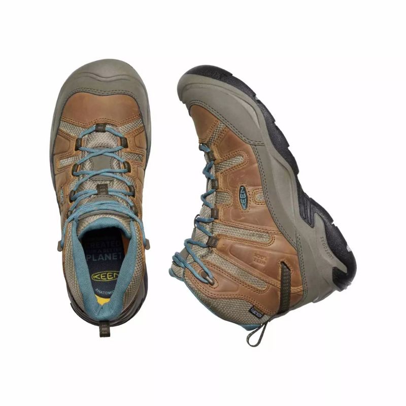 KEEN CIRCADIA MID WP TOASTED COCONUT/NORTH ATLANTIC W KE-1026764 shoes Footwear/Outdoor/Keen Your Sports Performance
