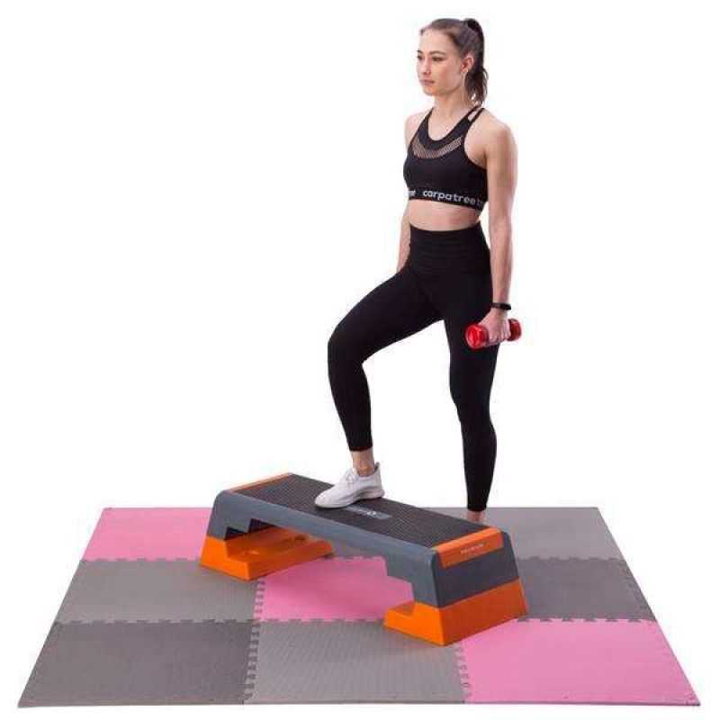 Multipack One Fitness MP10 puzzle mat pink and gray 9 pieces 10 mm In preparation Your Sports Performance