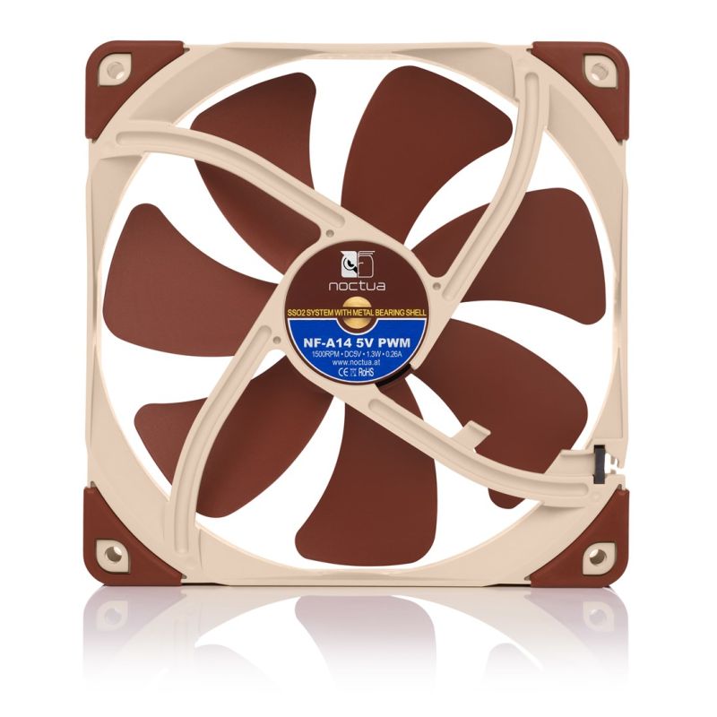 NOCTUA 140mm NF-A14 5V PWM Fan Chłodzenie/Chłodzenie - wentylatory Your Sports Performance