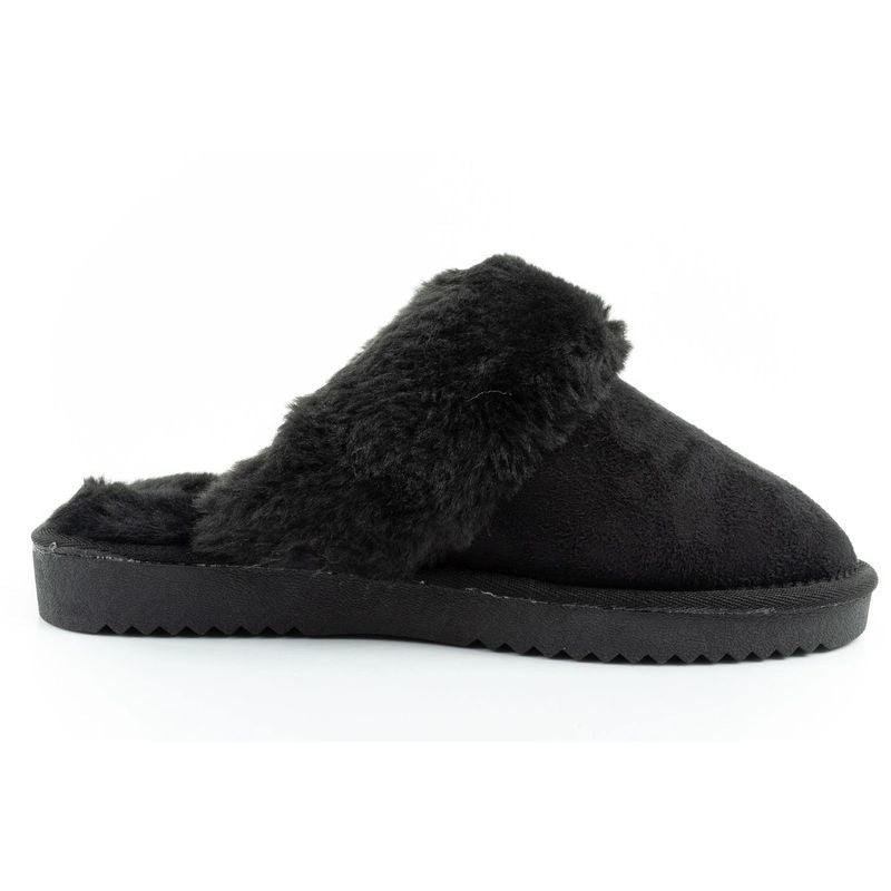 O'neill Pomnio women's slippers, insulated slip-on slippers, fashionable, warm, black ONeill