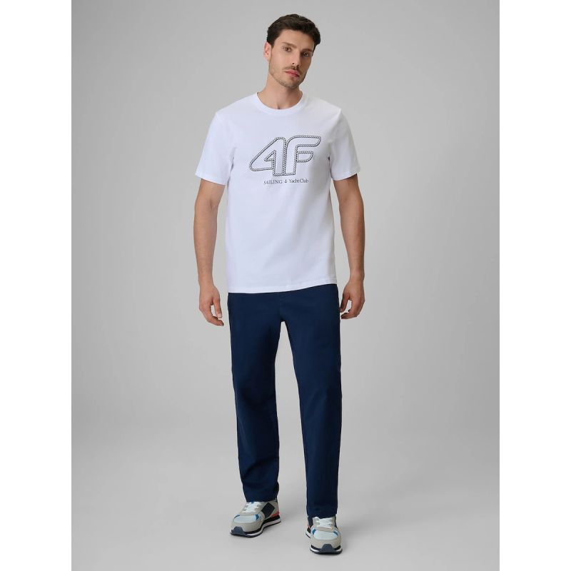 Men's regular T-shirt with 4F logo 4FRSS26TTSHM3999-10S 4f